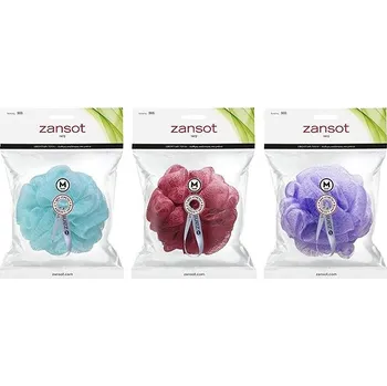 Zansot 3 × Středně velká síťovaná houba, vícebarevná 1