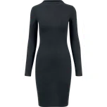 Krátké šaty z Urban Classics - Ladies Rib Dress - Ženy - černá