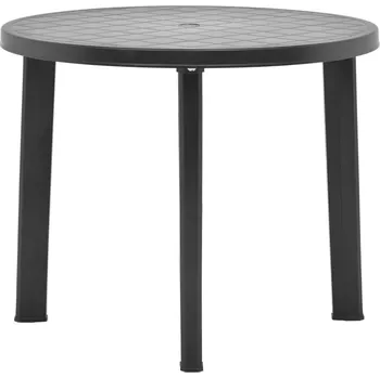 Zahradní stůl Zahradní stůl antracitový 89 cm plast IM_48807