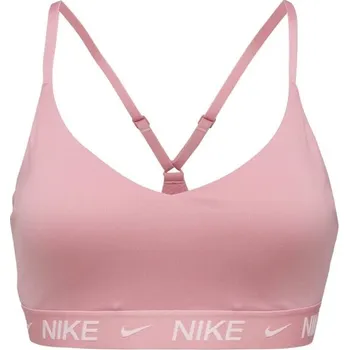 Dámské spodní prádlo Dámská sportovní podprsenka Nike INDY L Růžová, Bílá