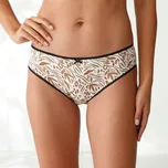 Blancheporte Sada 4 kalhotek midi s potiskem zvířecí srsti černá/bílá 50/52