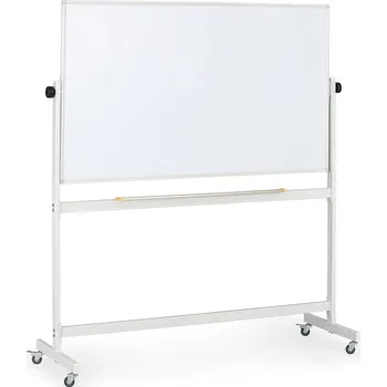 B2B Partner Mobilní otočná magnetická tabule, lakovaný povrch, 1500 x 900 mm