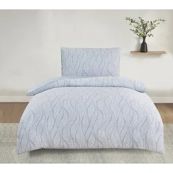 Povlečení Žakárové povlečení Hawai modrá, 140 x 200 cm, 70 x 90 cm