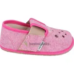 Pegres barefoot papuče BF03 růžové 32