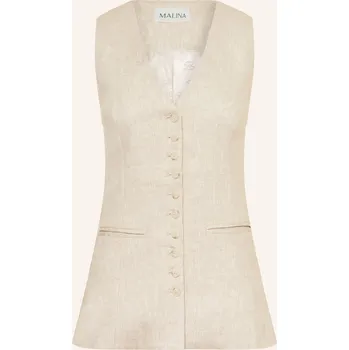 Dámská vesta Malina Dámská Blejzrová Vesta Cilo Ze Lnu, béžová, 36