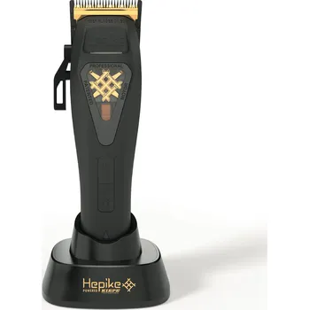 Strojek na vlasy Hepike Clipper (6360) - profesionální střihací strojek s vectorovým motorem + M22 olej na mazání stříhací hlavice, 200 ml