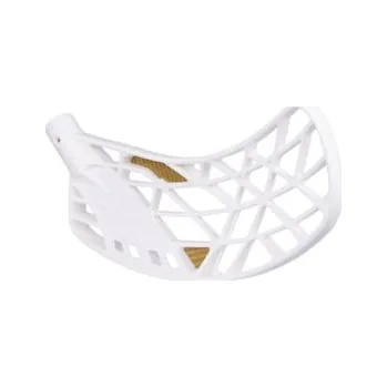 Míčový sport Oxdog FSL Carbon 2 Florbalová čepel bílá / zlatá, Střední, Pravá (pravá ruka dole), PP - polypropylen