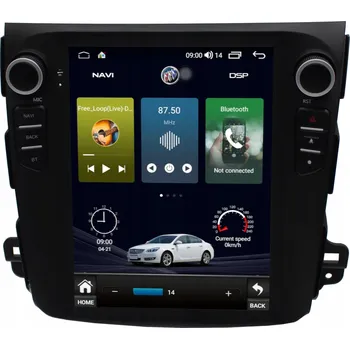 Autorádio AUTORÁDIO S GPS NAVIGACÍ MITSUBISHI OUTLANDER 2008 ANDROID CARPLAY 4/64 GB