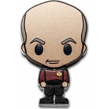 New Zealand Mint Stříbrná mince 1 oz Chibi Jean-Luc Picard Star Trek 2022