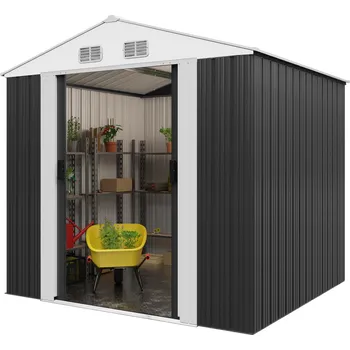 Zahradní stavba Gardebruk Zahradní domek kovový 260 x 205 (v.180) cm, antracit 990743