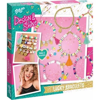 Výtvarná sada Kreativní sada, NÁRAMKY Z KORÁLKŮ, 25x25x3cm, sada