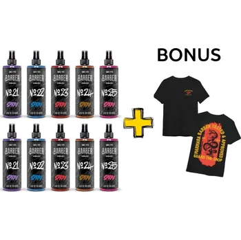 Pánský parfém AKCE: 10x Marmara Barber Graffiti - kolínská voda, 400 ml (dle vlastního výběru) + stylové tričko Marmara