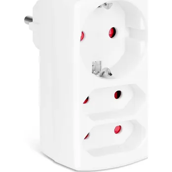 Elektrická zásuvka Elektrická Zásuvka rozbočka Aigostar bílá