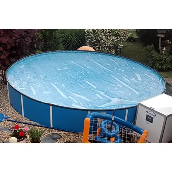 Ohřev bazénu Solární plachta kruh 460 cm průhledná Cornisun CORNISUN348