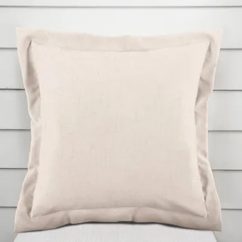 Povlak na polštářek Dekorační povlak na polštář s lemem PM-117 Světlá režná 50 x 50 cm