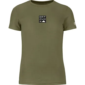 Dámské tričko Ortovox 185 Merino Square T-shirt Women's Barva: Wild Herbs, Velikost: L