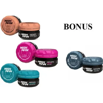 Stylingový přípravek AKCE: 3+1 Nishman Matte Pomade - matné pomády, 100 ml (dle vlastního výběru)