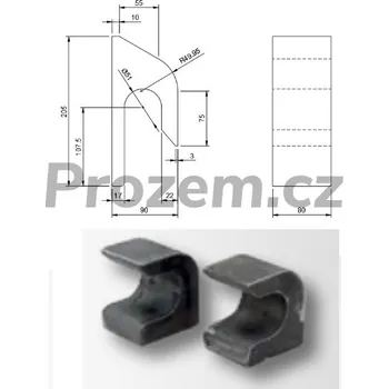 Sada nářadí Sada háků pro Merlo, záchytný hák pro Merlo 2 ks