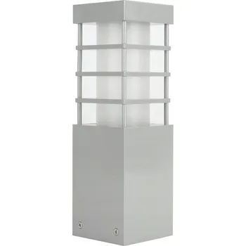 IP kamera Kvadratický osvětlovací sloupek Su-ma E27 25 cm stříbrný