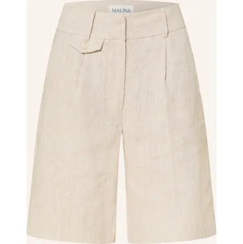 Dámské kraťasy Malina Dámské Lněné Šortky Arlo, béžová, 38