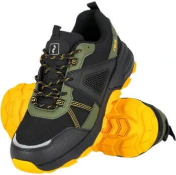 Pracovní obuv Reis LEDRO BZY obuv Black/Green 39-45