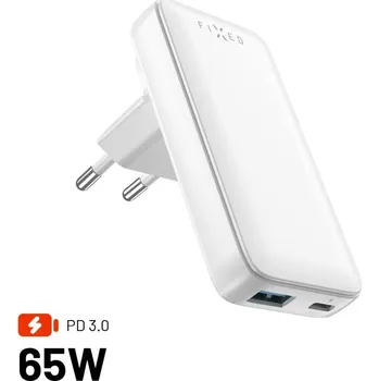 Cestovní adaptér FIXED Slim Traveller FIXCG65S-CUD-WH cestovní adaptér bílý