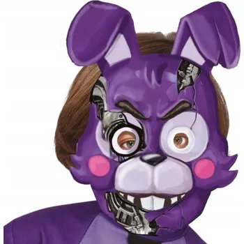 Karnevalová maska MASKA ZLÝ KRÁLÍK Z HRY FIALOVÁ DOPLNĚK KOSTÝM HALLOWEEN