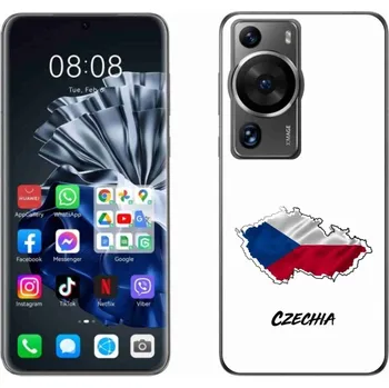 Pouzdro na mobilní telefon Gelový kryt mmCase na Huawei P60 Pro - Czechia bílé pozadí