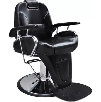 Křeslo Barber křeslo LEON - lesklá černá