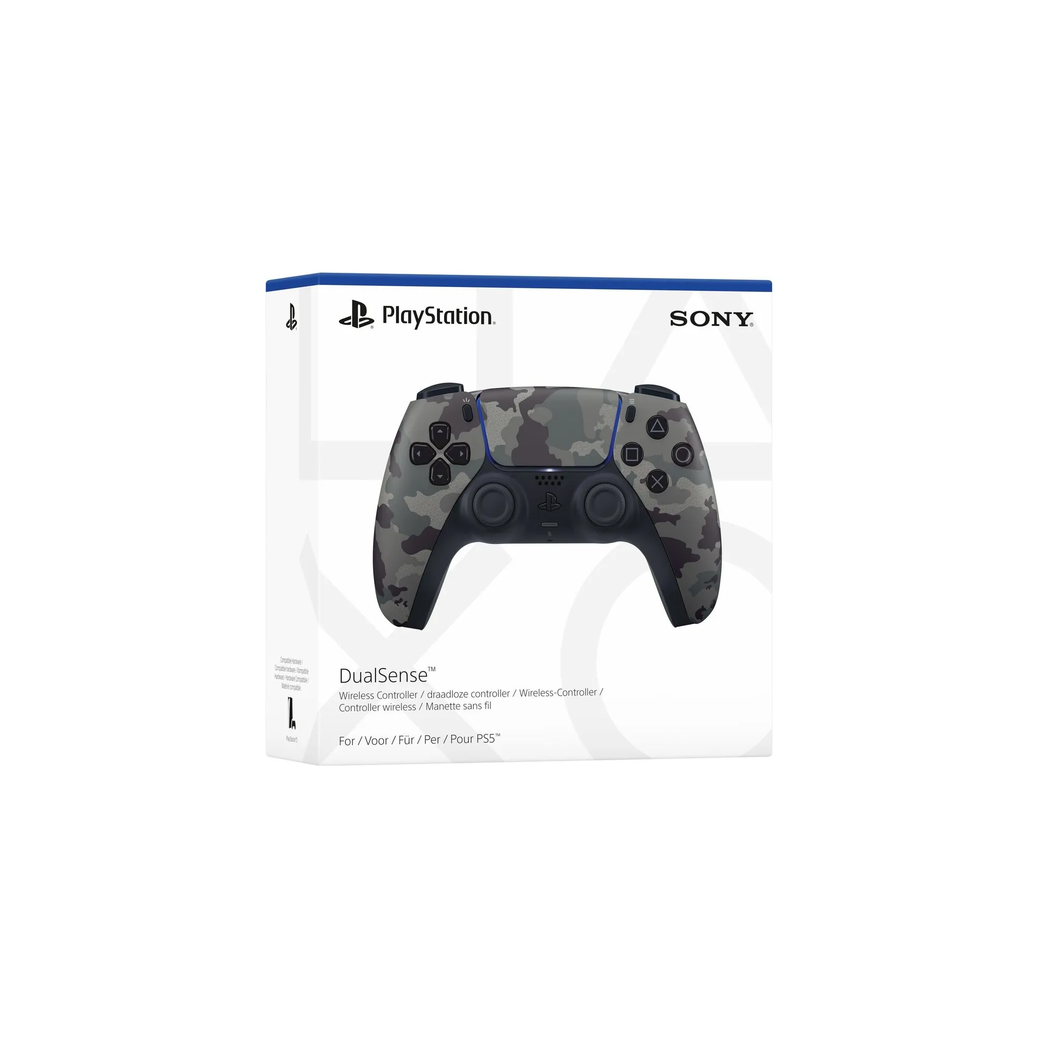 Fotografie 5 - Gamepad Sony PlayStation 5 DualSense Wireless Controller Grey Camo (PS711000040244)