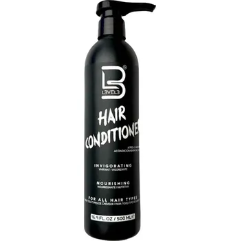 VÝPRODEJ: L3VEL3 Hair Conditioner Nourishing - výživný kondicionér na vlasy (pro muže) 500 ml