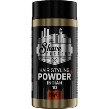 Stylingový přípravek The Shave Factory Hair Styling Powder - stylingový objemový pudr, 20g 10 Indian
