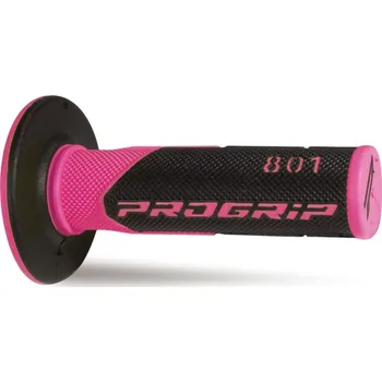 Řazení (gripy) PRO GRIP PA080100FX02 (PROGRIP řazení (gripy) PG801 OFF ROAD (22+25mm, délka 115mm) barva růžová fluorescenční/černá (dvousložkový) (801-297))