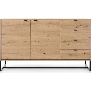 Komoda Komoda AMBER AK153 Varianta: dub arist/černá