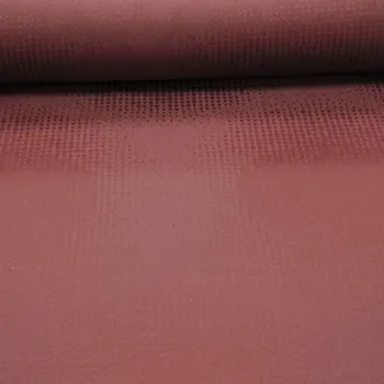 Dekorační látka Pany hnědá/bordó bez obšití 150