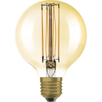 Žárovka OSRAM Globe 80 DIMM jantarová 230V E27 LED EQ60 2200K