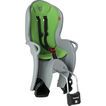 cyklosedačka HAMAX SEDAČKA ZADNÍ KISS ŠEDO/ZELENÁ