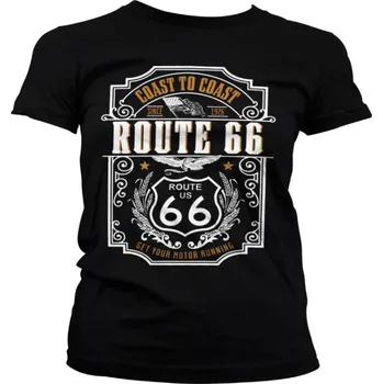 Dámské tričko Tričko dámské Route 66 Coast To Coast T-shirt - velikost XL