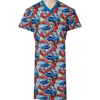 Pánská noční košile Pánská Noční Košile FOLTÝN NK434 Velikost: 7XL, Materiál: Krátký rukáv