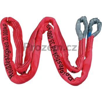 Tažné lano Vlečné lano 4 m/ 35 tun, vyprošťovací lano 35 t / 4 m, tažné lato se 2 smyčkami