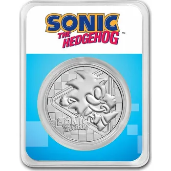New Zealand Mint Stříbrná mince 1 oz SONIC The Hedgehog 30. Výročí SEGA 2022 BU TEP Ježek Sonic