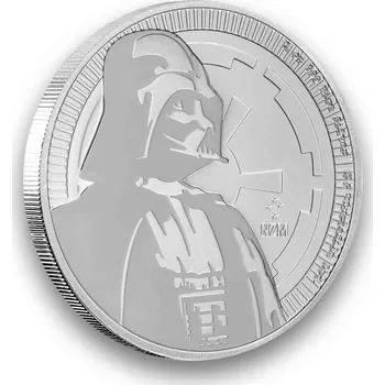 New Zealand Mint Stříbrná mince 1 oz Darth Vader 2017 BU