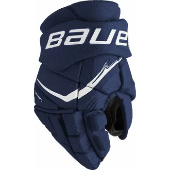 Hokejové rukavice Rukavice Bauer Vapor FlyPro S25 JR, tmavě modrá, Junior, 11" Bauer