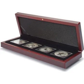 Obal pro sběratelský předmět Leuchtturm Gruppe Pouzdro na mince Volterra pro 4 kapsle Quadrum 50 339050