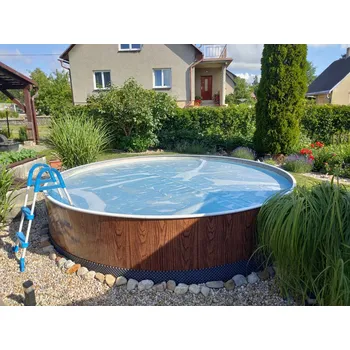 Ohřev bazénu Solární plachta Cornisun kruh 366 cm průhledná CORNISUN343