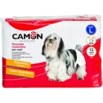 Přebalovací pleny pro psy CAMON na jedno použití shih tzu pudl velikost L 12 ks