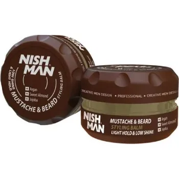 Nishman Beard and Moustache Styling Balm - stylingový vosk na bradu a vousy, 100 ml