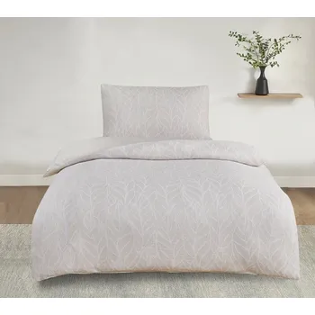 Povlečení Žakárové povlečení Florida béžová, 140 x 200 cm, 70 x 90 cm