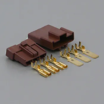 Elektrická zásuvka Sada konektoru Faston 7.8 mm, 3 póly