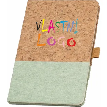 Blok ON-DESIGN Poznámkový blok A5 KLEE s vlastním potiskem Barva: trávově zelená